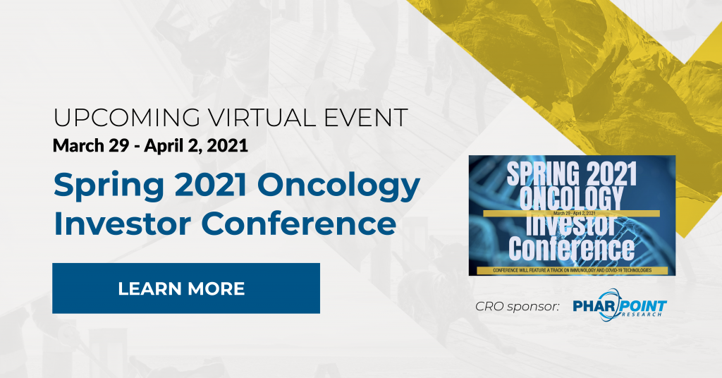 PharPoint sponsors 2021 Oncology Investor Conference Oncology CRO