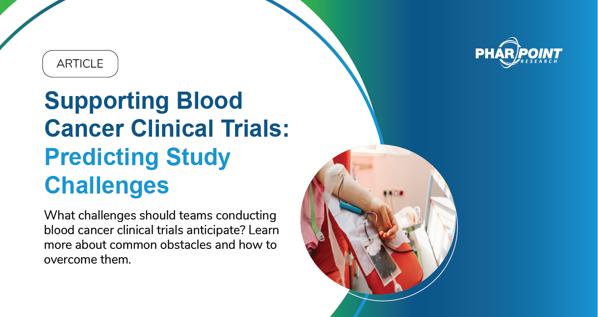 Supporting Blood Cancer Clinical Trial Predicting Study Challenges