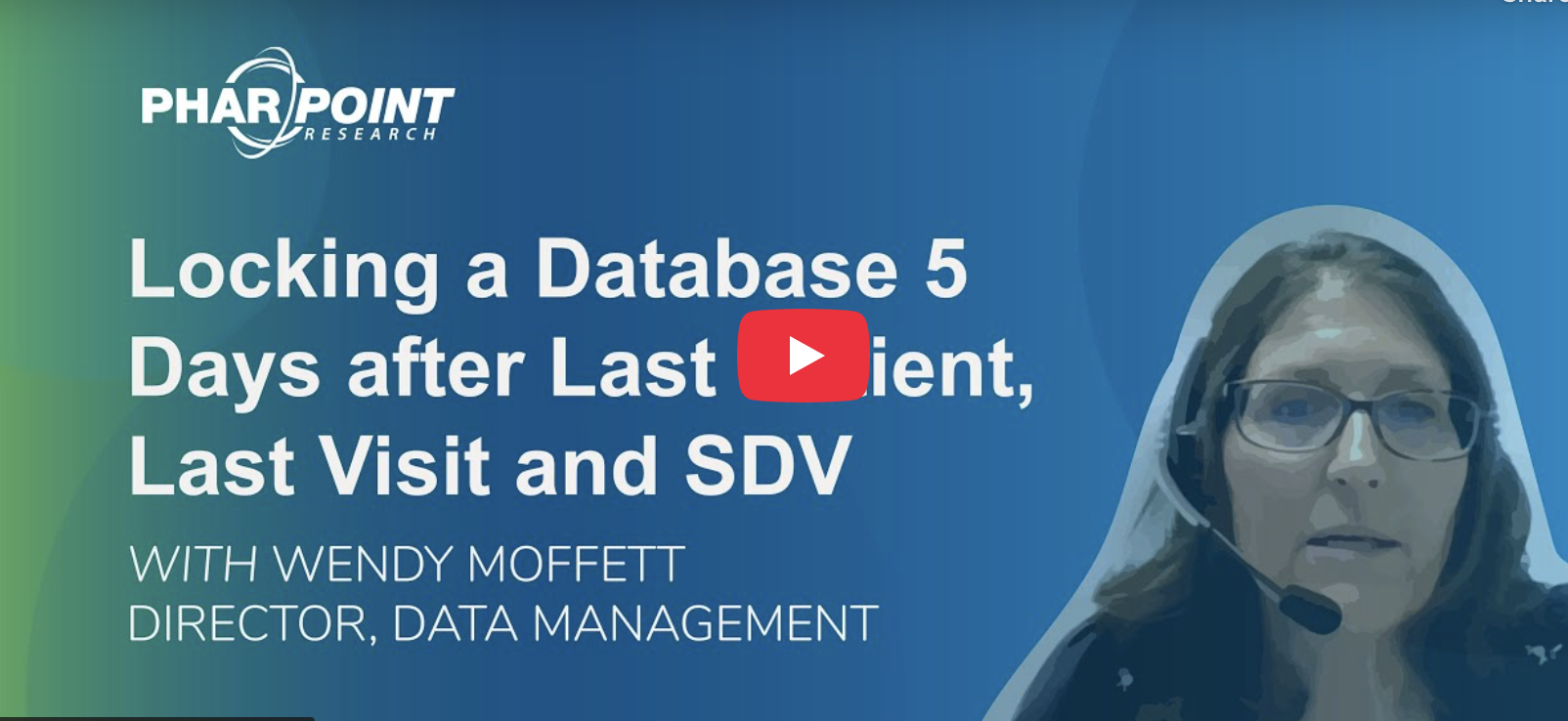 Achieving Expedited Database Lock with Director of DM, Wendy Moffett