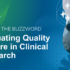 Evaluating Quality Culture in Clinical Research